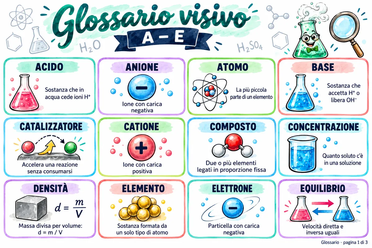 Pagina del Glossario visivo