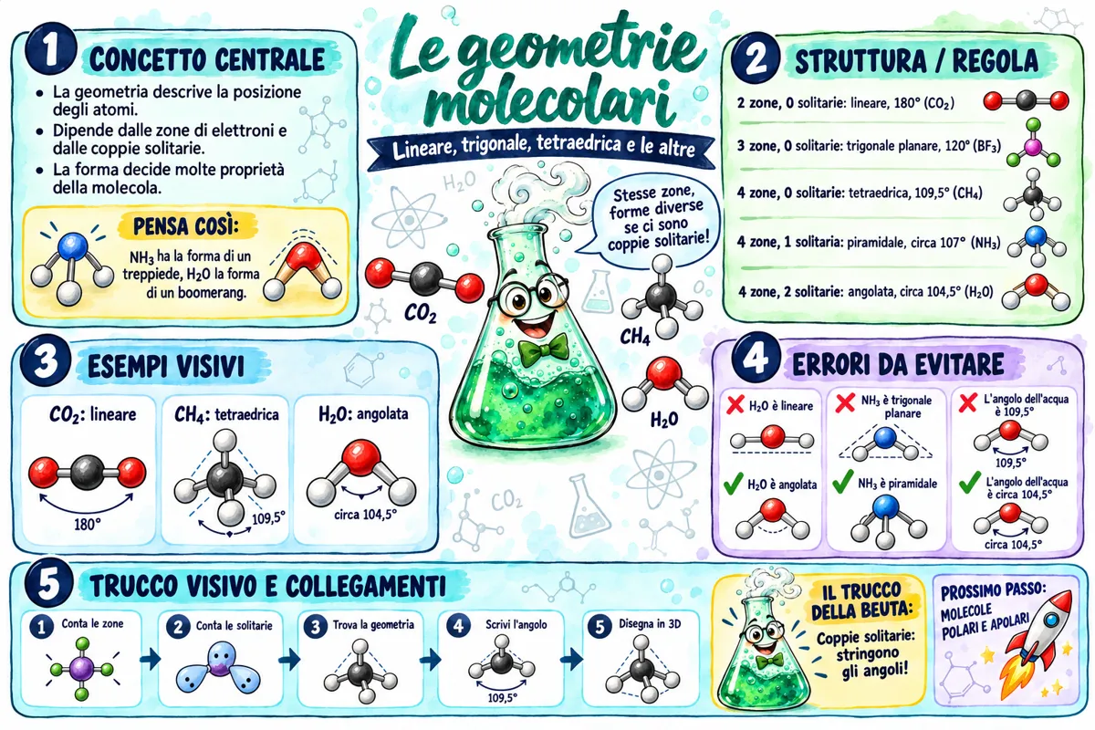 Mappa: Le geometrie molecolari