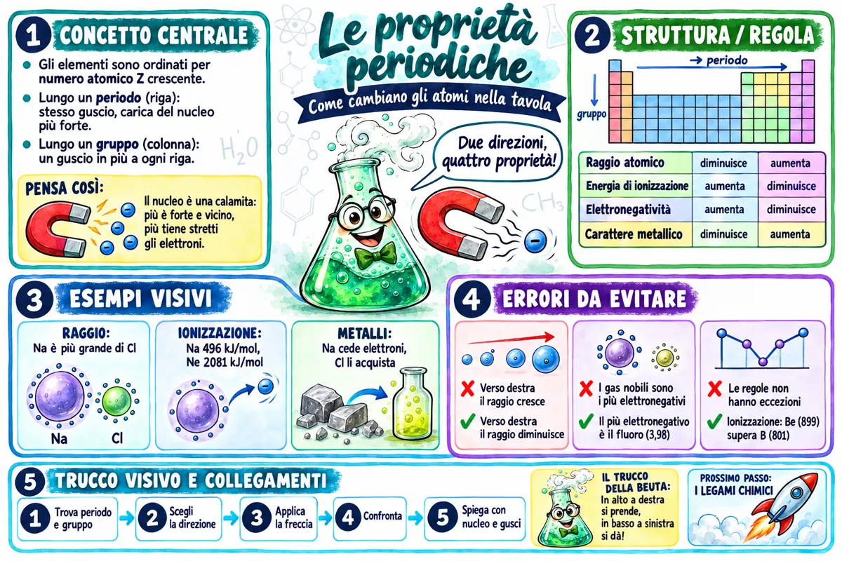 Mappa: Le proprietà periodiche